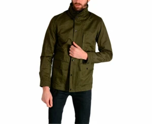 DIESEL J-WINY Mens Parka Jacket Padded Quilted Coat Winter Outwear Hooded Olive - Picture 1 of 5
