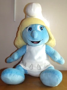 Build A Bear Schlumpfine Plüsch Stofftier Schlumpf Puppe Spielzeug BABW blau weiß Schlümpfe B39 - Bild 1 von 1