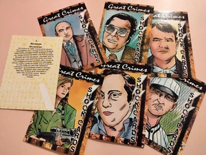 1992 Personality Comics GREAT CRIME⚖ (you pick) pack frische Karten kostenloser Versand - Bild 1 von 38