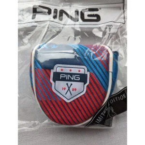 Ping Golf Limited Edition 2023 US Open Stars & Stripes Mallet Putter Cover NEW - Picture 1 of 5