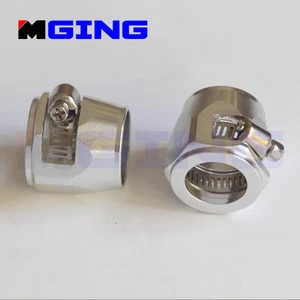 AN8 8AN AN-8 Fuel Hose Line Clamp Finisher Adapter HEX Finishers HEX-8 2PCS SL - Picture 1 of 6