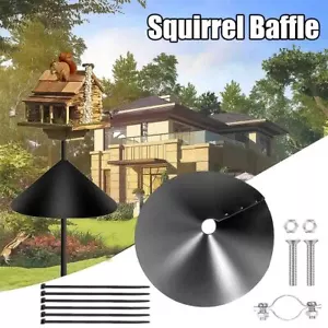 16 in Feeder Wrap Around Squirrel Baffle Bird Squirrel Proof Wrap Outdoor - Picture 1 of 6