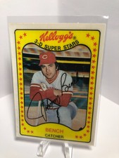 1981 Kellogg's 3-D Super Stars Johnny Bench (65) Reds