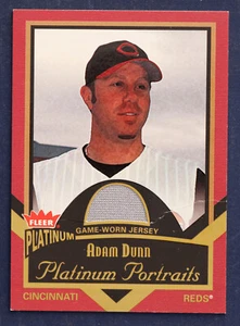 2003 Fleer Platinum Portraits Game Jersey #PPAD Adam Dunn - Picture 1 of 2