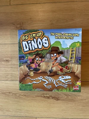 Dig 'Em Up Dinos Game by Goliath-BRAND NEW & SEALED-FREE DELIVERY - Image 1 of 2