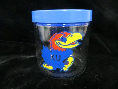 University of Kansas Jayhawks Glass Jar Cover