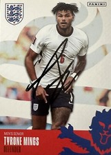 Panini The Best of England Tyrone Mings Signed Card