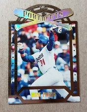 1996 Topps Laser Power Cuts Die Cut Mike Piazza #P4 Los Angeles Dodgers