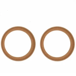 2 Pc 6.5" MDF Speaker Ring Recessed w/Bezel Mounting Spacer For Fiber Glass Mold - Imagen 1 de 3