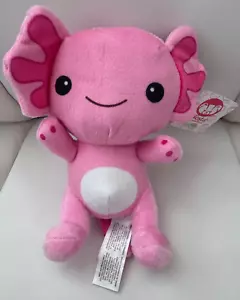 Fiesta Axolotl Pink Plushie Kawaii Toy Doll Stuffed Animal New 7.5 in - Picture 1 of 2