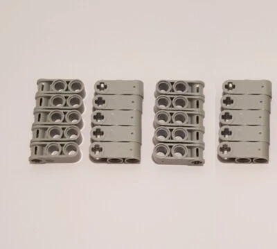 20x Lego® Technic NEU Achs Pin Verbinder 3L 2 Löcher 42003 hellgrau Technik NEU - Bild 1 von 2