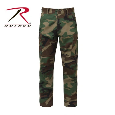 Rothco Rip-Stop BDU Pants - Black,Woodland,OD,Khaki,Navy Blue - Image 1 of 4