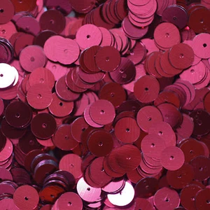 8mm flat Sequin Loose Paillettes Burgundy Red Wine Metallic Made in USA - Picture 1 of 2