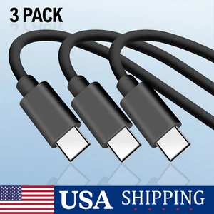 3x USB-C to USB-C Cable Fast Type C Charging Cord For Samsung Galaxy A55 A54 A35 - Picture 1 of 16