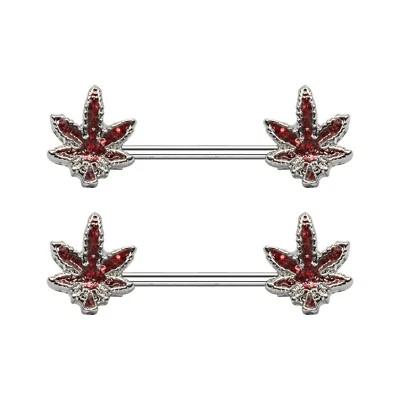 Anillos para pezones de marihuana que brillan en la oscuridad P2GO Foto 1 de 4