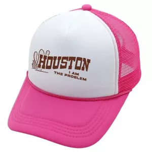 Houston I Am The Problem Snapback Mesh Back Rope Trucker Hat Multi One Size - Picture 1 of 3