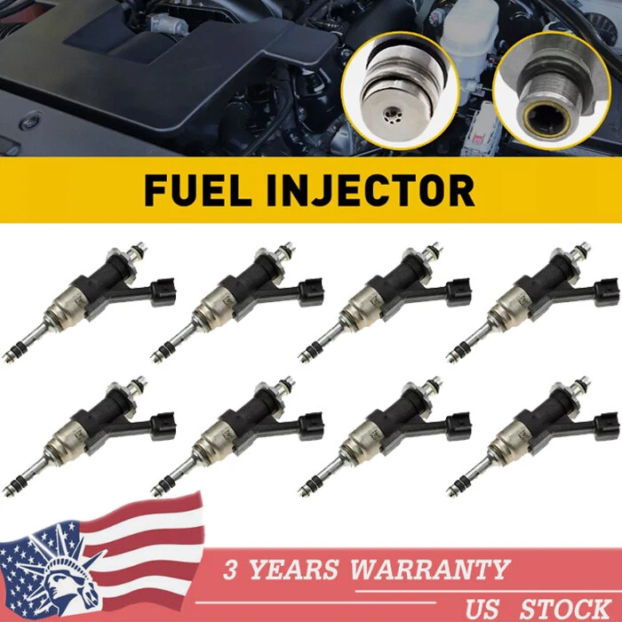 Inyectores de combustible 8 piezas para GMC Yukon y Yukon XL 5,3 L V8 2015 2016 2017 2018 Foto 1 de 4