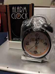 NEW! Pittsburgh Pirates Retro Style Alarm Clock From Pirate Charities Bag - Picture 1 of 10