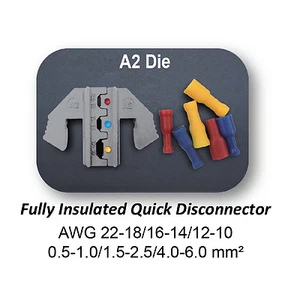 TGR Crimpatrice Tool Die - Matrice A2 per sezionatori rapidi completamente isolati - Foto 1 di 2