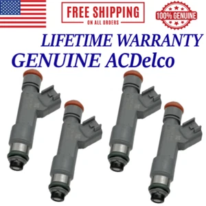 New Set of 4 OEM ACDelco Fuel Injectors For 2010 Pontiac G6 2.4L I4 - Picture 1 of 3
