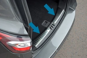Per Ford kuga (2017-19): Cromo Interno Paraurti Posteriore Protezione Striscia - Picture 1 of 5