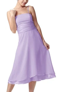 RETOURE Cocktailkleid Damen Kleid Abendkleid Brautjungfern flieder Gr.34 XS NEU - Bild 1 von 8