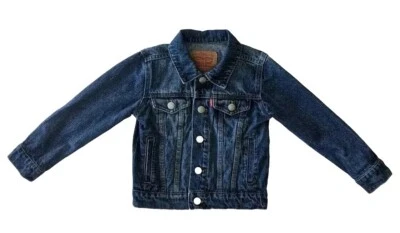 Chaqueta de mezclilla LEVIS unisex frontal a presión algodón unisex niño talla 4 Foto 1 de 4