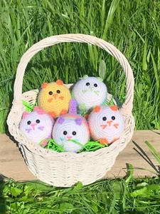 Osterlaib Katze | Häkel Laib Katze | Chonky Katze | Katze Plüschtier - Bild 1 von 6