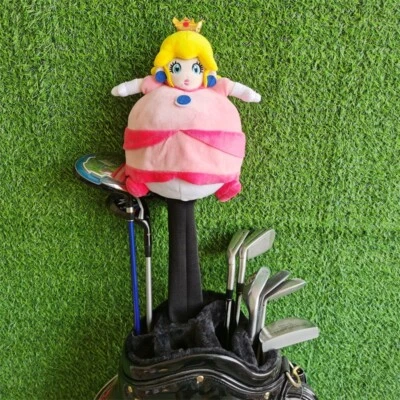 Princess Peach Golf Driver Head Cover 460cc Golf Wood Club Headcover - Image 1 of 4