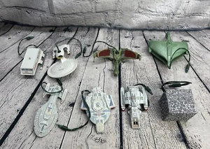 Star Trek Hallmark Ornament Lot of 8 Light-up 1992-1997 1999-2000 No Box - Picture 1 of 11