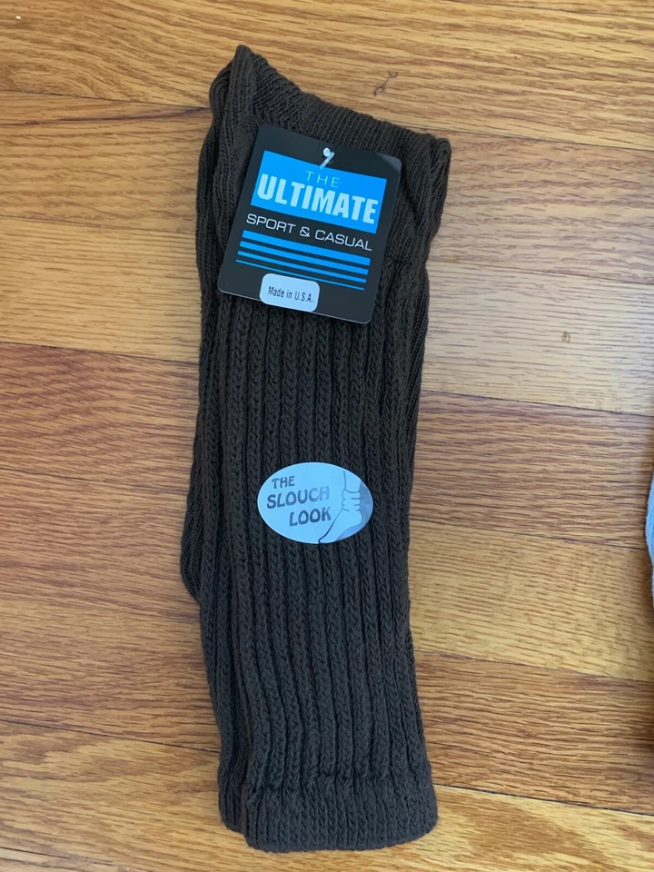 Vintage Ultimate Slouch Socks  Choice of Colors New With Tags - Image 1 of 1
