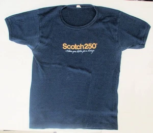 SCOTCH 250 Vintage Magnetic Recording Tape T-Shirt Size L Large - Picture 1 of 4