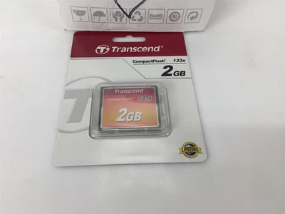  Transcend 2 GB 133x CompactFlash Memory Card - Pack of 18 - Image 1 of 2