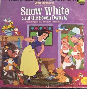 LP Disney Schneewittchen und sieben Zwerge 1969 3906. Top Vinyl & Cover - Bild 1 von 5