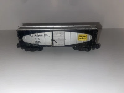 Vintage American Flyer 981 "The Right Way" - Central Georgia Boxcar S Gauge 1957 - Image 1 of 4