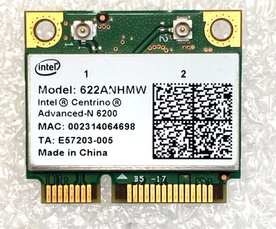 INTEL 622ANHMW CENTRINO ADVANCED-N 6200 MODULO WIFI PER NOTEBOOK - Immagine 1 di 2