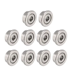 F681XZZ Flange Ball Bearing 1.5x4x2mm Double Shielded Chrome Bearings 10pcs - Picture 1 of 6