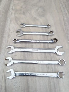 Vintage (5) Snap-On & (1) Bluepoint Mixed Lot Some Damaged See Pics Wrenches - Bild 1 von 20