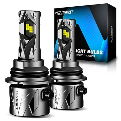 2x 9008 H13 LED Headlight Bulb Kit 240W 60000LM High Low Beam Super Bright White Foto 1 de 4