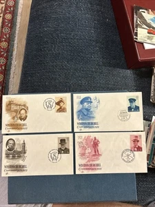 (4) 1974 Winston Churchill First Day Covers - Picture 1 of 3
