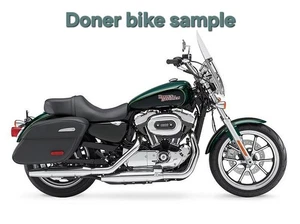 Harley Davidson Sportster 883 OEM scarico marmitta terminale lattine come nuovo Doner 2015 883xl - Foto 1 di 6