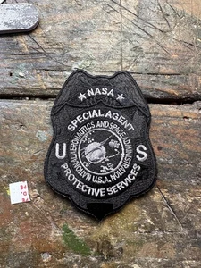 VINTAGE NASA S/A SUBDUED BLACK EAGLE MOTIV PATCH - Bild 1 von 1