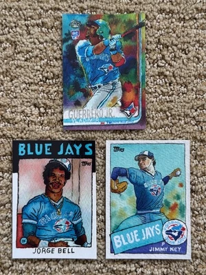 Juego completo (3) Bell/Guerrero Jr./Jimmy Key Topps Shoebox Treasures Blue Jays 2025 Foto 1 de 2