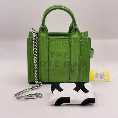 Bolso Bandolera Marc Jacobs The Nano Tote Encanto Cuero Kiwi Foto 1 de 4