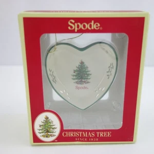Albero di Natale Spode vintage a forma di cuore da appendere addobbo natalizio con scatola - Foto 1 di 6