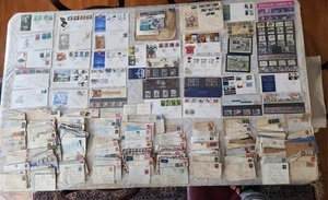 Große Mehrgenerationen Briefmarkensammlung - 500-2000 Briefmarken weltweit - Bild 1 von 23