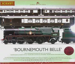 Bournemouth Belle Train Pack With New Zealand Line & Coach Lights Hornby R2300 - Picture 1 of 4