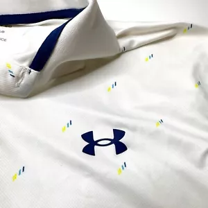 Camisa polo de golf Under Armour The Performance para hombre XL blanca manga corta calce holgado - Imagen 1 de 10