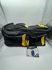 Adventure Travelers Club 30" 6-pocket Upright Rolling Duffel Bag - BLK/YLW - Picture 1 of 7