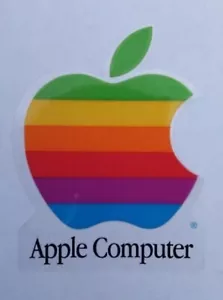 Vintage Apple Static (non glue) Window Sticker from 1996 BRANDNEU ref.static - Bild 1 von 4